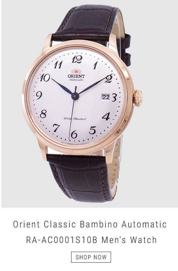 Newsletter Orient Bambino Watches On Sale Coupon Code Inside