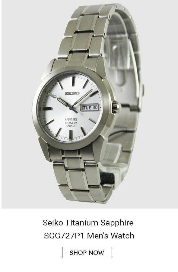 Newsletter Seiko Titanium Sapphire Watches On Sale Additional 10