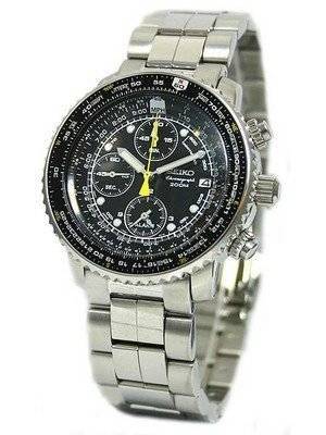 Seiko Flightmaster Pilot s Alarm Chronograph SNA411P1 SNA411