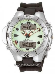 Citizen Aqualand Diver Depth Meter Promaster JP1060-01W JP1060 Watch