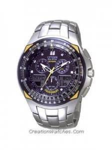 Citizen Promaster Titanium EcoDrive Blue Angels SkyHawk Pilot JR3090-58L