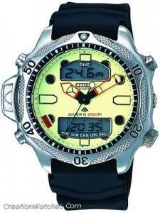 Citizen Aqualand Diver Depth Meter Promaster JP1010-00W JP1010