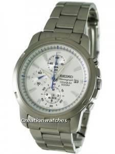 Seiko Alarm Chronograph Titanium SNAE45P1 SNAE45 SNAE45P Men's Watch