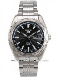 Seiko Automatic Sports SNZG53K1 SNZG53K SNZG53 World Timer Men's Watch