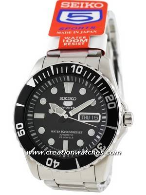 Seiko Automatic Divers 23 Jewels 100m Made in Japan SNZF17J1 SNZF17J SNZF17