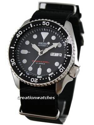 Seiko Automatic Diver 200m Japan SKX007J6-Nato Watch