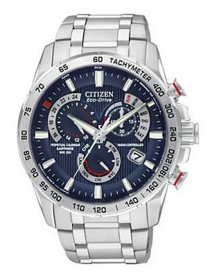 Citizen Eco Drive Limited Edition Atomic Perpetual Chronograph AT4009-59L Mens Watch
