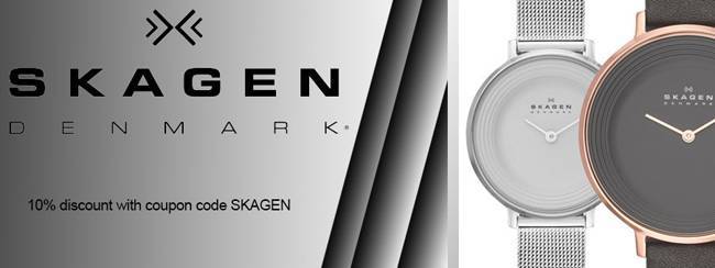 Skagen Watches On Sale – Additional 10% discount code inside!!!