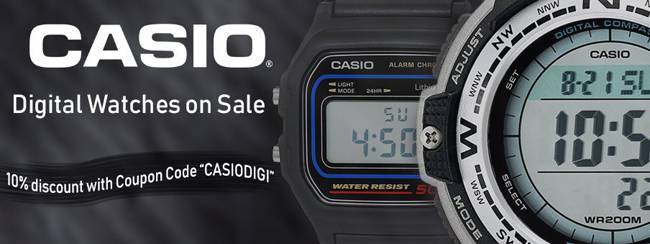 Casio discount online code