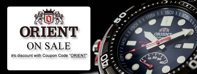 Orient Watches on Sale – Additional 8% Discount Coupon Code Inside!!!