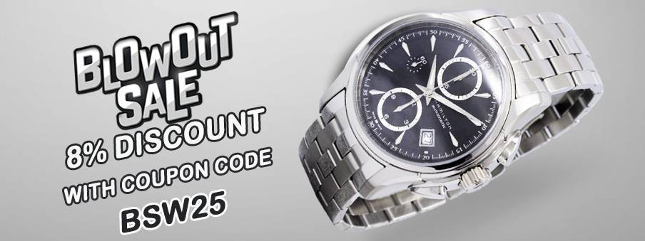 Blowout Sale on Watches – Up to 75% off with Free Worldwide Shipping!