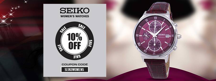 Seiko Women’s Watches On Sale – Coupon Code Inside!!