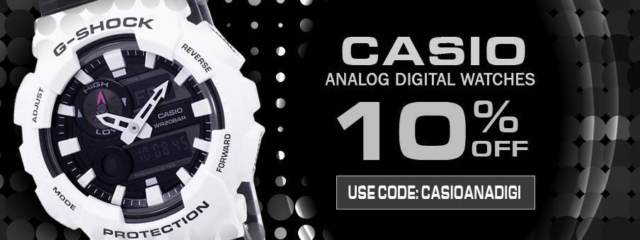 Casio Analog-Digital Watches On Sale: Additional 10% Discount Code Inside!!!