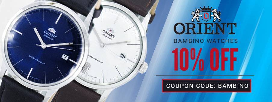 Newsletter Orient Bambino Watches On Sale Coupon Code Inside