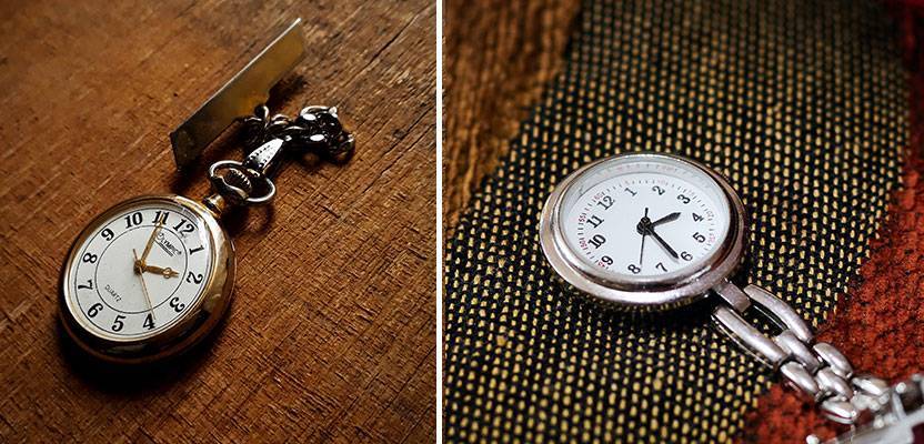 Pocket watches come in a variety of shapes 