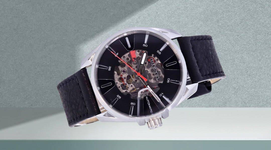 Diesel best sale skeleton watches