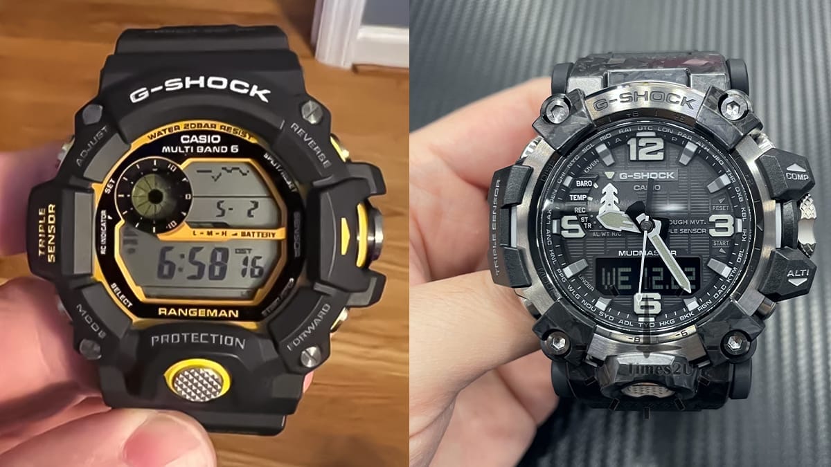 G shock mudmaster vs rangeman sale