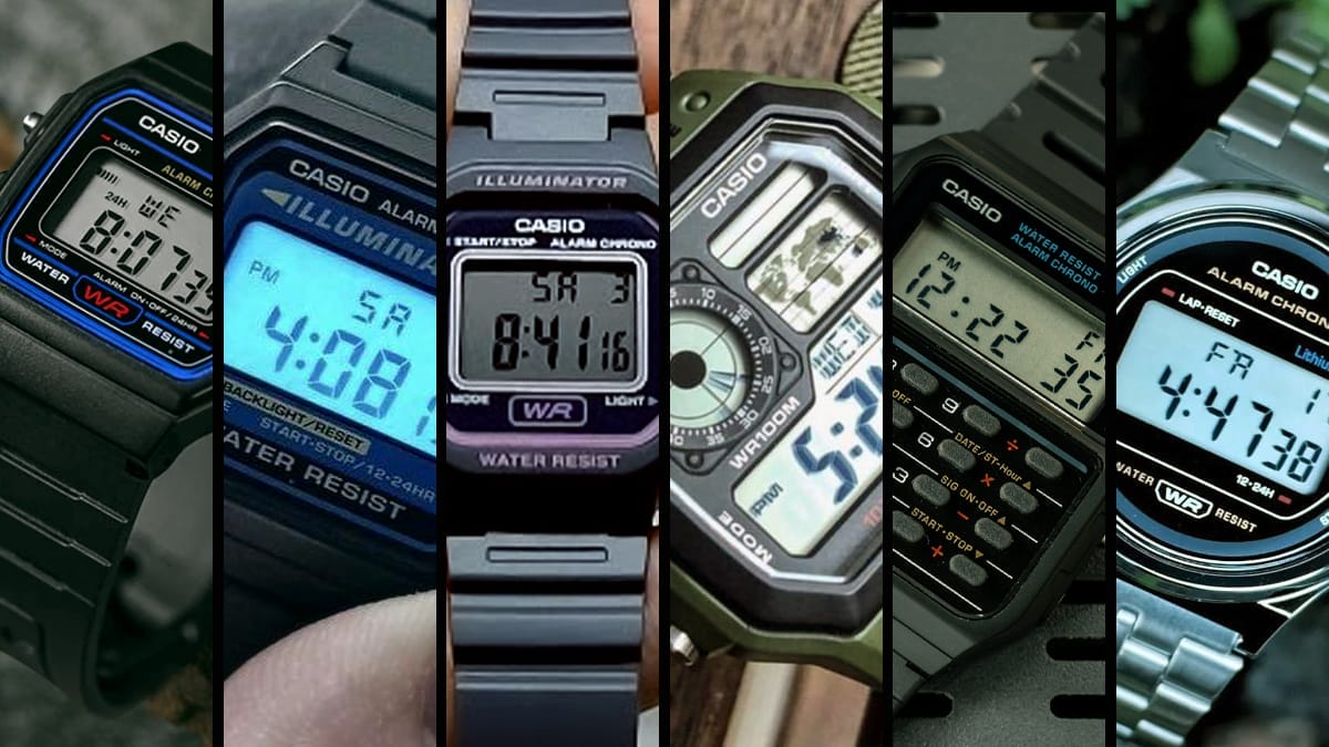 6 Iconic Casio Watches Under 50 Still Popular In 2024