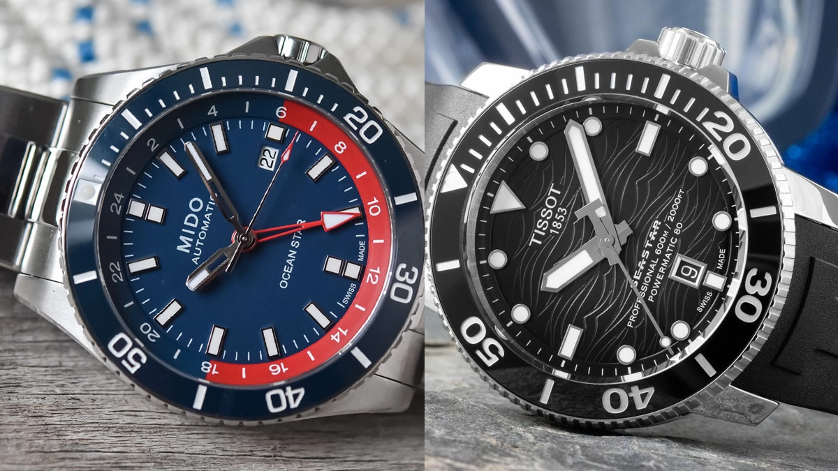 Mido Ocean Star Vs Tissot Seastar: Comparing The Best Swiss Dive Watches Mido ocean star vs Tissot seastar