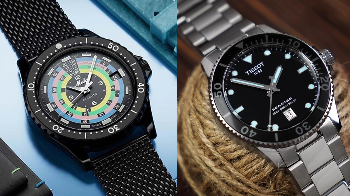 Mido Ocean Star Vs Tissot Seastar: Comparing The Best Swiss Dive Watches Mido vs Tissot
